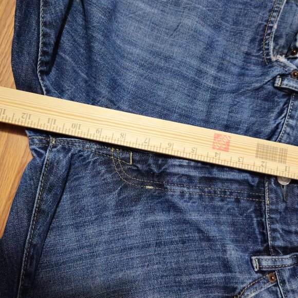 Denim Supply Ralph Lauren vintag Jeans Straight fit distressed 36x28 tag (36x32) - Picture 6 of 16